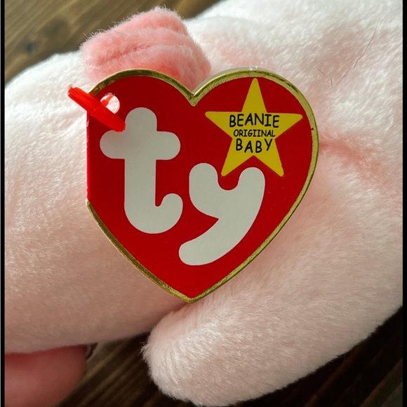 Ty "Squealer" the pig-1 of Original 9 Beanies of 1993-Retired 1998 - Picture 9 of 10